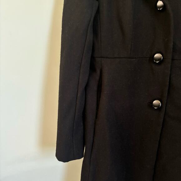 J. Crew Black Wool Button Down Peacoat - Picture 4 of 5